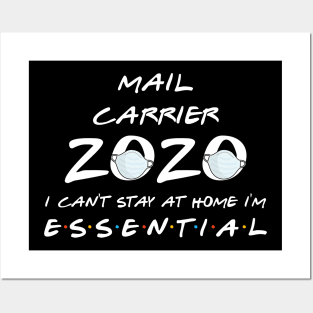 Mail Carrier 2020 Quarantine Gift Posters and Art